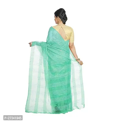 Stylish Blue Art Silk Cotton Saree without Blouse piece For Women-thumb3
