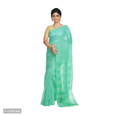 Stylish Blue Art Silk Cotton Saree without Blouse piece For Women-thumb0