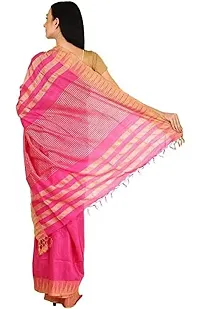 Stylish Orange Art Silk Cotton Saree without Blouse piece For Women-thumb2