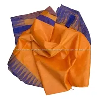 Designer Orange Art Silk Saree Without Blouse Piece For Women-thumb3