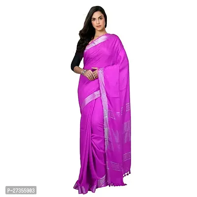 Stylish Cotton Saree Without Blouse Piece For Women-thumb0