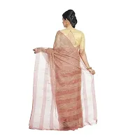 Stylish Peach Art Silk Saree without Blouse piece For Women-thumb1