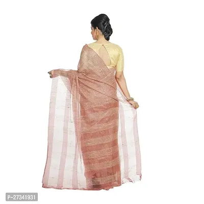 Stylish Peach Art Silk Saree without Blouse piece For Women-thumb2