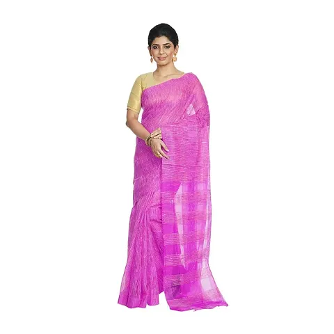 Stylish Art Silk Saree without Blouse piece For Women