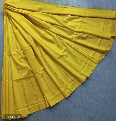 Designer Mustard Art Silk Saree Without Blouse Piece For Women-thumb2