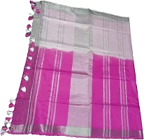 Designer Pink Cotton Saree Without Blouse Piece For Women-thumb2