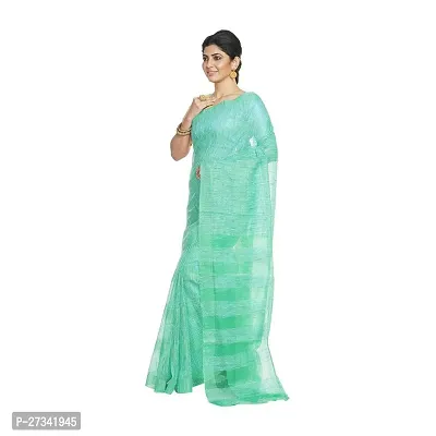 Stylish Blue Art Silk Cotton Saree without Blouse piece For Women-thumb2