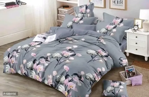 trendy glance bedsheet with 2 pillow-thumb0