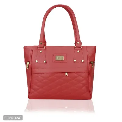 Stylish Maroon PU Handbag For Women-thumb0