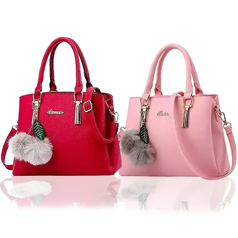 Trendy Cute Handy Hand-Held Shoulder Bag Combo For Women