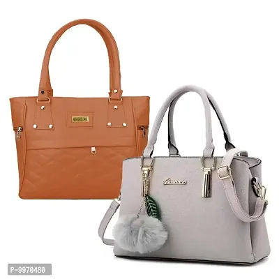 Trendy Cute Combo Of PU Handbags For Women-thumb0