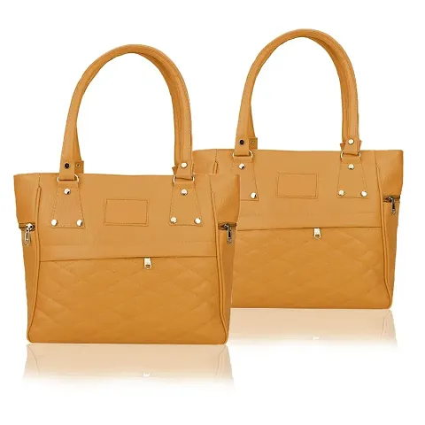 Stylish Embellished Combo Of PU Handbags For Women