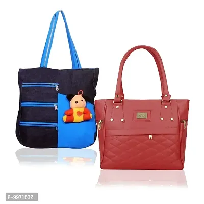 Trendy Cute Combo Of PU Handbags For Women