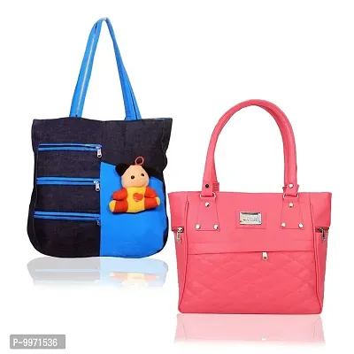 Trendy Cute Combo Of PU Handbags For Women-thumb0