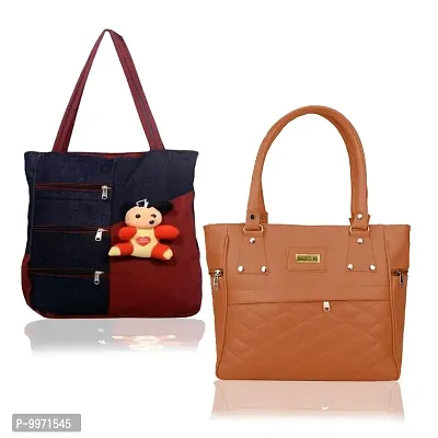 Trendy Cute Combo Of PU Handbags For Women-thumb0