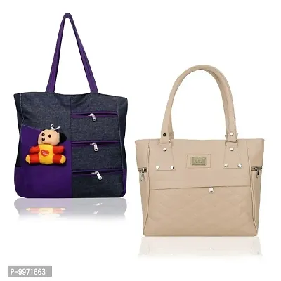 Trendy Cute Combo Of PU Handbags For Women-thumb0