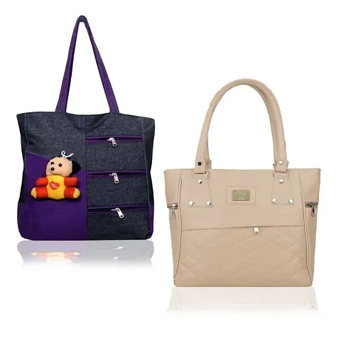 Trendy Cute Combo Of PU Handbags For Women