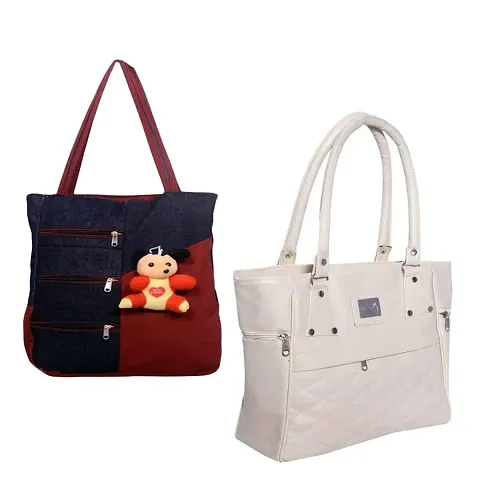 Gorgeous PU Women Handbags (Combo Of 2)