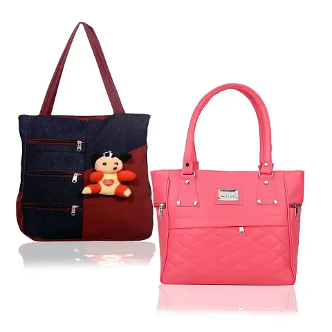 Designer PU Women Handbags (Combo Of 2)