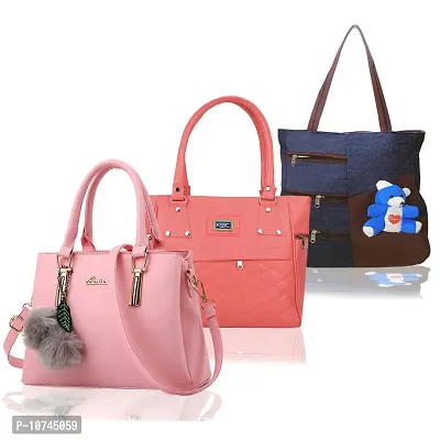 Trendy Cute Handbags For Women (Pack of 3)-thumb0