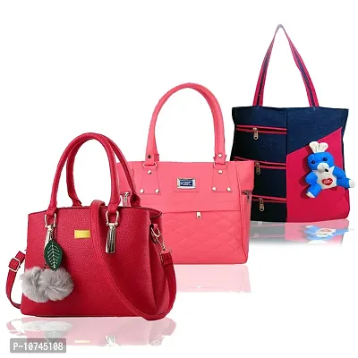 Trendy Cute Handbags For Women (Pack of 3)