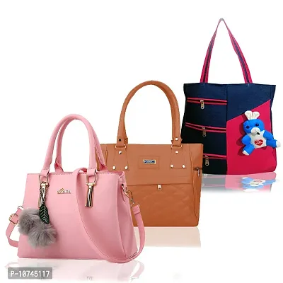 Trendy Cute Handbags For Women (Pack of 3)-thumb0