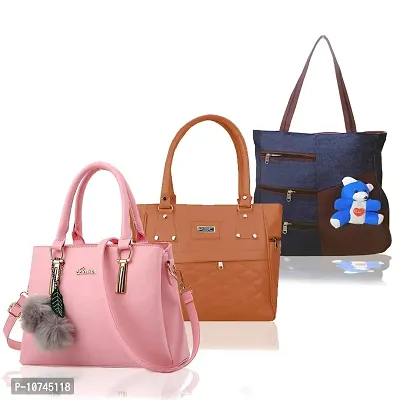 Trendy Cute Handbags For Women (Pack of 3)