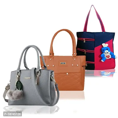 Trendy Cute Handbags For Women (Pack of 3)