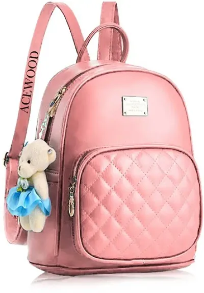 WOMEN ADORABLE CUTE TRENDY GLORIOUS VOGUISH SCHOOL/COLLEGE/CASUAL DAILY USED BACKPACKS