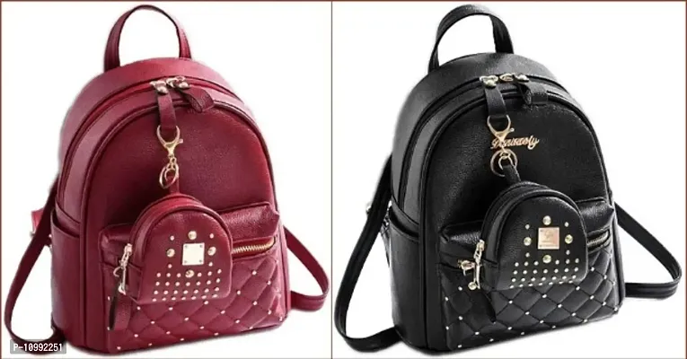 WOMEN ADORABLE CUTE TRENDY COMBO SCHOOL/COLLEGE/CASUAL DAILY USE BACKPACKS