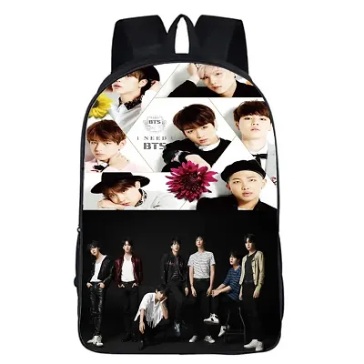 Fashion Backpack for Girls Women Backpack College Bag for Girls Stylish Backpack for Women Stylish Latest Pack of 1PC bts lover BTS | BTS ARMY BACKPACK |School bag |Backpack/ Casual Simple College Sch