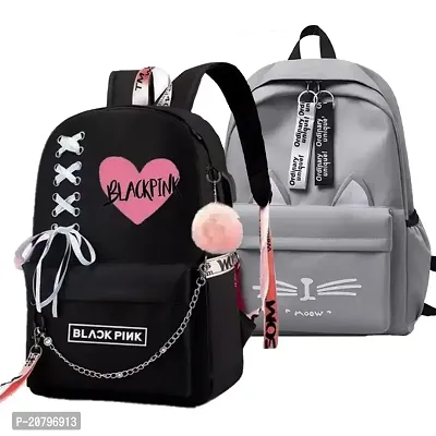 Kpop singers , Pittu bag, Children Bag, School Backpack, School Bag for Children, Kids Backpack, School Backpack for Girl, School Bag for girl, Office Bag, Small BagBts Bag, Bts, blackpink , girls bac-thumb0