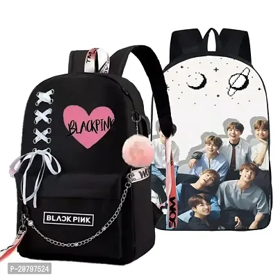 Blackpink Bag, Backpack, Office Bag, Kids bag, Girls Backpack, Women Backpack, Bags, combo bags, School bag,