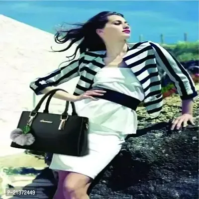 Women trendy latest  collectible adorable handheld PU shoulder handbag