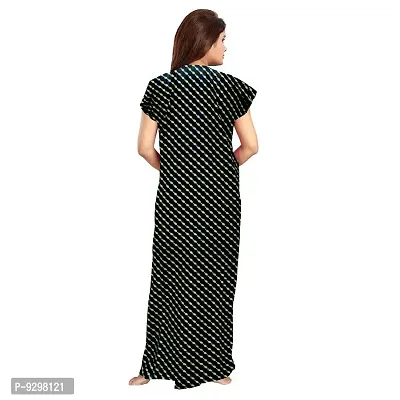 jwf Casual Wear Pure Cotton Maxi Nighty for Women-thumb5