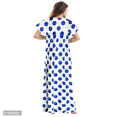 jwf Cotton Printed Attractive Maternity Sleepwear Maxi Nighty-thumb3