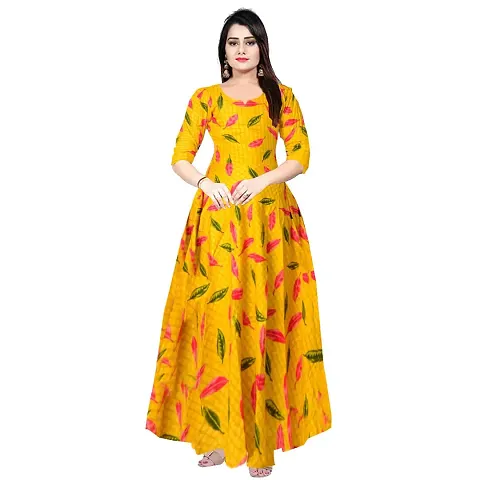 jwf Floral Maxi Dress for Women/Girls