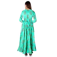 JWF Rajasthani Traditional Women's Cotton Maxi Long Dress Jaipuri Printed Dress Combo of 2 Pieces-thumb4