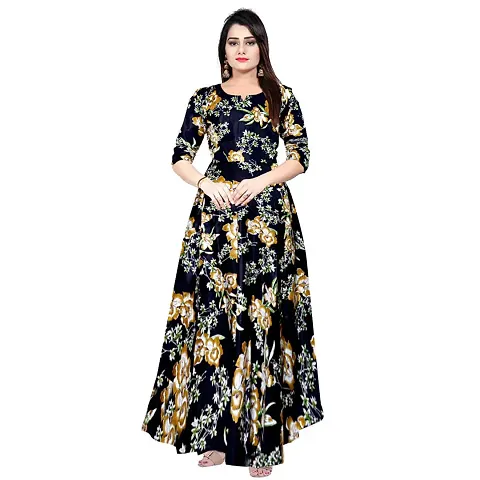 Indo-western Rayon Gown