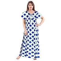 jwf Women Sleepwear Cotton Printed Nightdress (Combo Pack of 2)-thumb1