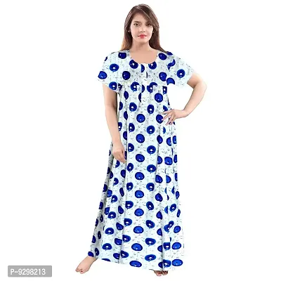 jwf Women Sleepwear Cotton Printed Nightdress (Combo Pack of 2)-thumb2