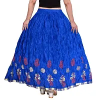 jwf Attractive Women's Cotton Printed Casual Long Skirts (Multicolour, Free Size)-thumb1