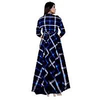 jwf Women's Rayon Regular Kurta Full Sleeves Kurti Gown Anarkali Dress for Women and Girls-thumb1