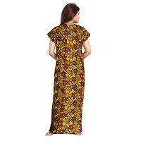 jwf Women's Cotton Printed Midi Nighty (SON_6552 XXL_Multicolor_Free Size)-thumb1