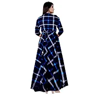 jwf Women Stylish Round Neck Anarkali Long Gown Kurties Dresses (Free Size Upto XXL)-thumb1