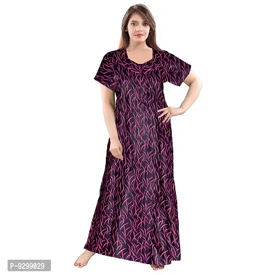 jwf Women's Pure Cotton Printed Attractive Maxi Comfortable Nightdresses ( Combo Pack of 2 PCs.)-thumb4