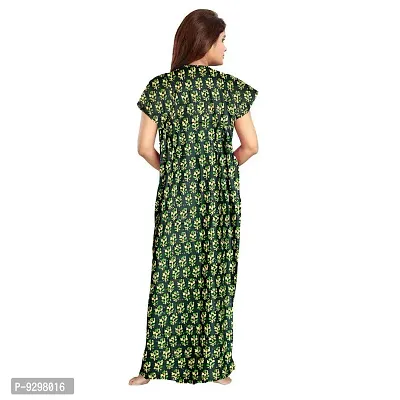 jwf Women's Pure Cotton Regular Jaipuri Maxi Nighty (Multicolor, Free Size)-thumb3