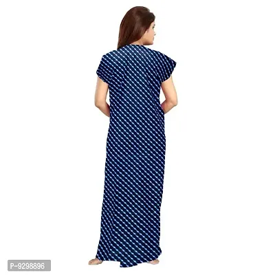 jwf Women's Pure Cotton Regular Maternity Nighty Jaipuri Night Gown Nighty (Free Size ( Upto XXL )-thumb3