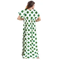 jwf Women's Cotton Printed Maxi Nighty - Free Size-thumb4