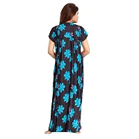 jwf Women Full Length Cotton Sleepwear Nighty (Multicolour L-XL) -Combo Pack of 2 Pieces-thumb4